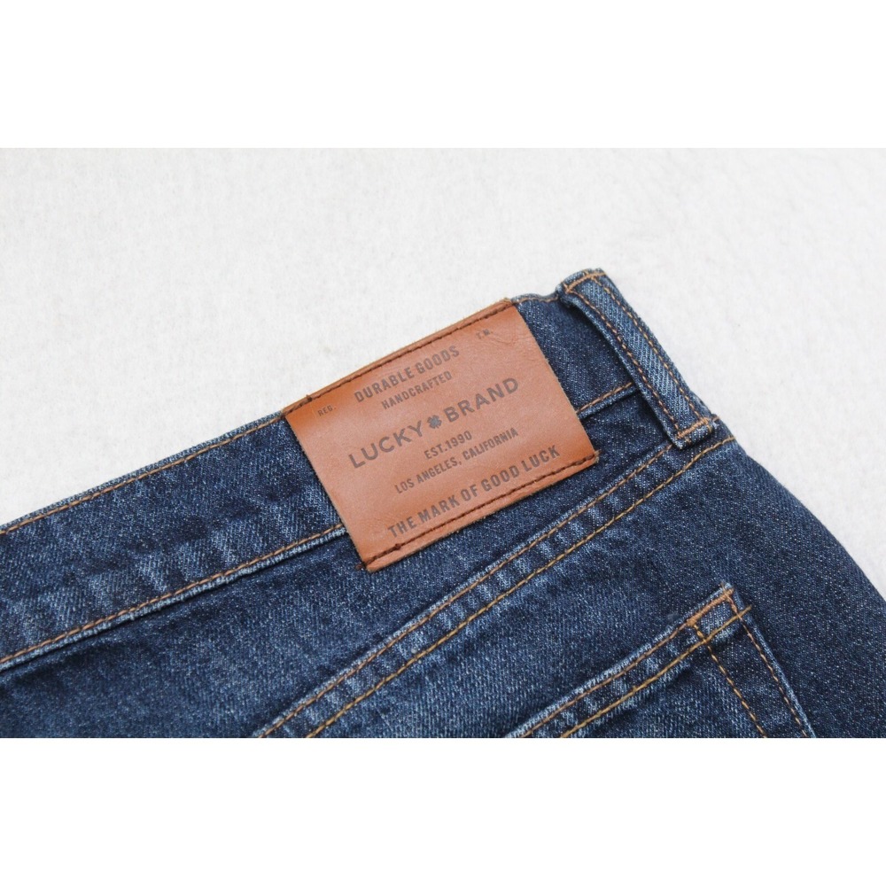 Lucky Brand 121 Slim Straight Leg Denim Blue Jeans Mens Size 38 x 34*